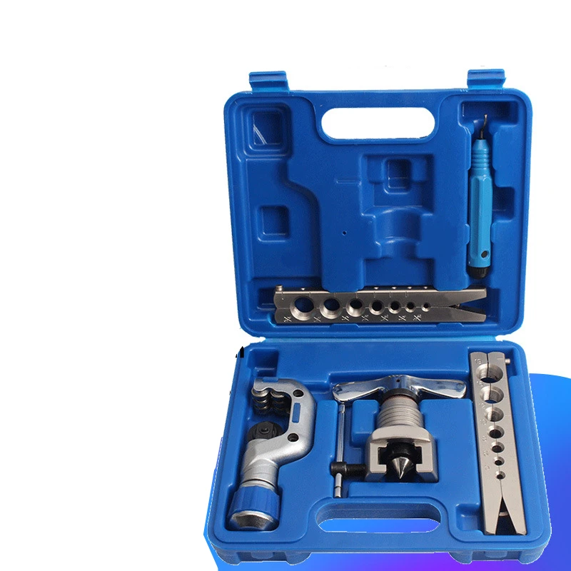 

Air Conditioner Repair Tube Expander Kit Copper Pipe Reamer Faring Tool 6-19mm 1/4-3/4 Inch