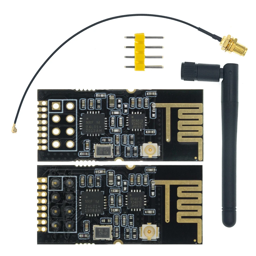 GT-24 de 2,4G SMD NRF24L01, 1100 metros, NRF24L01 + PA + LNA SMD, módulos inalámbricos, 1100 metros, antena de 2,4G