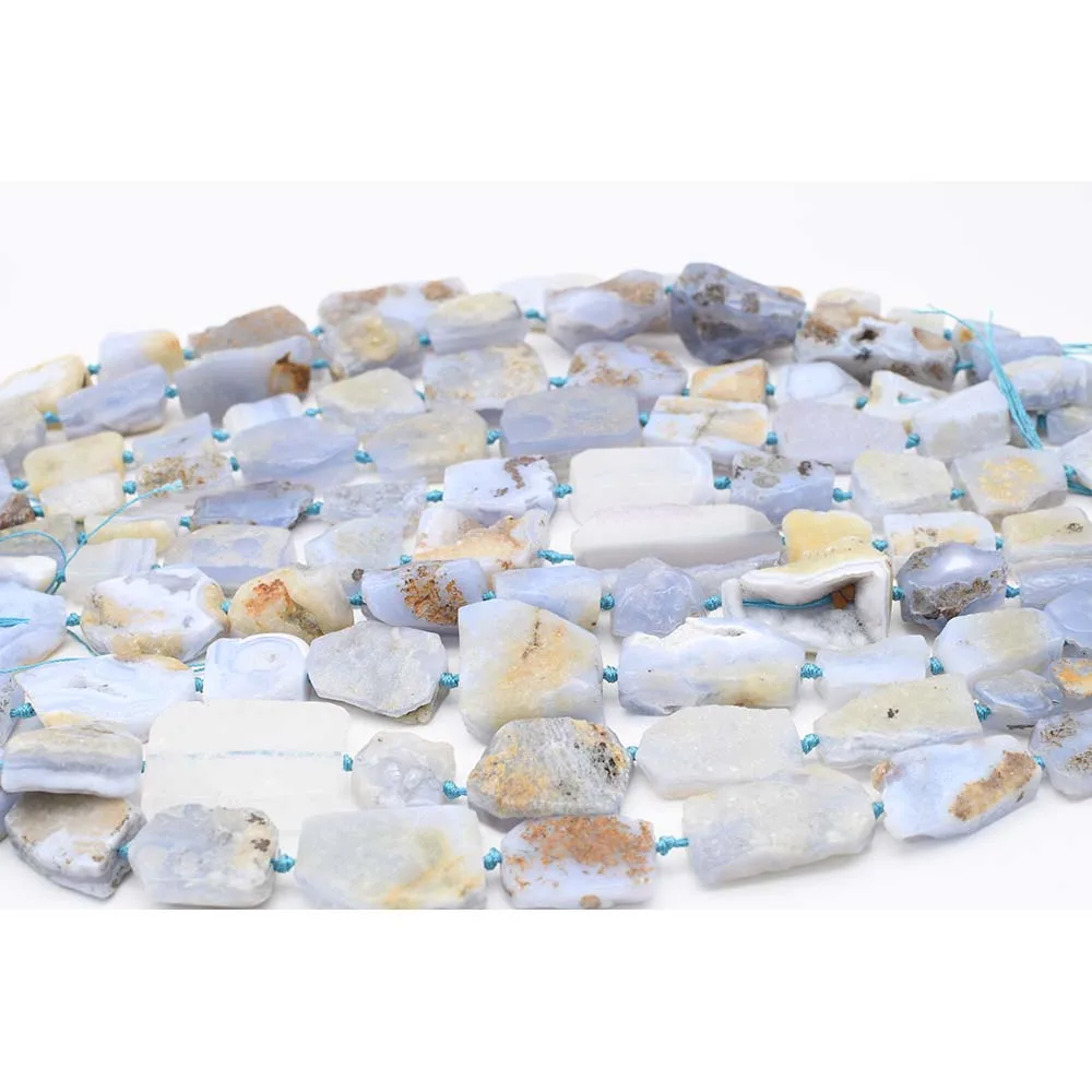 13x22mm AA Natural Smooth Purple agate irregular Original stone Beads For DIY necklace bracelet jewelry make 15 