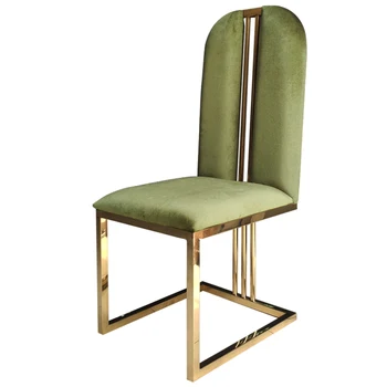 

Post Modern Simple Stainless Steel Metal Light Luxury Dining Chair American Cafe Study Leisure Creative Designer Chair