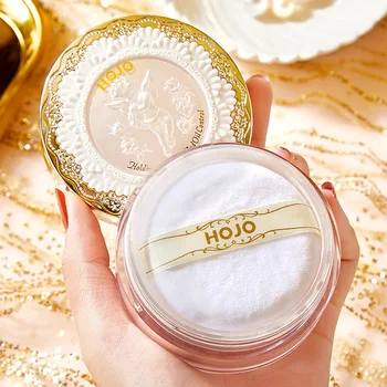 

HOJO Angel Light Set Makeup Loose Powder, Matte Matte, Lightweight, Refreshing, Oil Control, Long Lasting Loose Powder