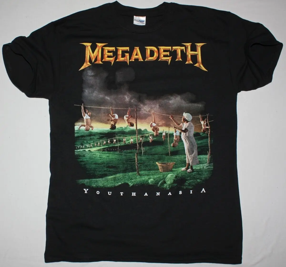 

MEGADEATH YOUTHANASIA BLACK T SHIRT THRASH SPEED DAVE MUSTANE SLAYER EXODUS Men Women Unisex Fashion tshirt Free Shipping