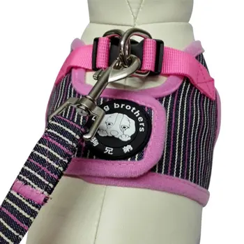 

Dog Harness With Leash Hoodies Dog Harness Puppy Cat Collar Pets Chest Strap Party Pet Harnesses Vest