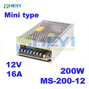 

New product! 200W Mini Size AC to DC Single Output Switching Power Supply MS-200-12 200w 12v 6a with CE