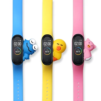 

Mi band 4 Strap Cartoon Bracelet For For Xiaomi Mi Band 3 Bracelet Silicone miband 4/3 Wrist Strap Replacement Smart Accessories
