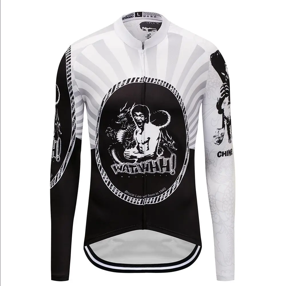 MU-023 Rapha Велоспорт Джерси для мужчин велосипед с длинным рукавом Велоспорт Джерси одежда Pro комплект женских купальных костюмов ciclismo открытый мотокросса Джерси mtb - Цвет: MU-023