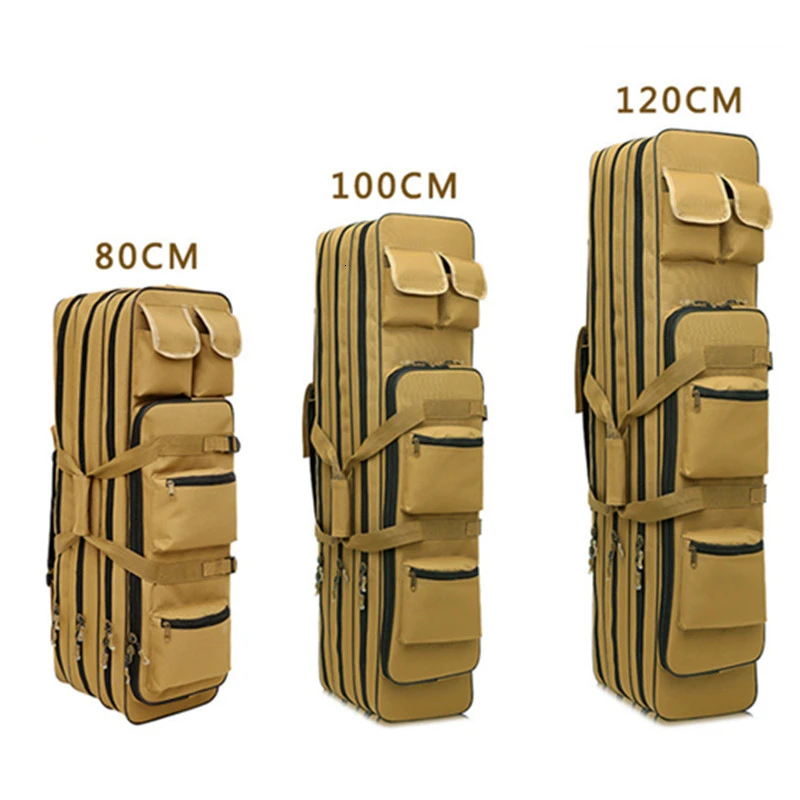 80-120 см водонепроницаемый рыбацкий рюкзак 2-3 слоя большой емкости толстый нейлон износостойкий рыболовный снасти сумка Аксессуары для наружной рыбалки сумки