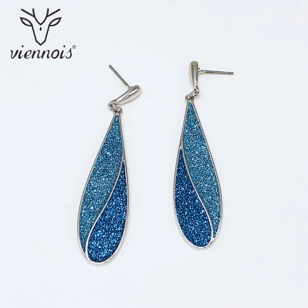 Viennois Drop Earrings More Color For Geometry Earrings Female Wedding Party Jewelry