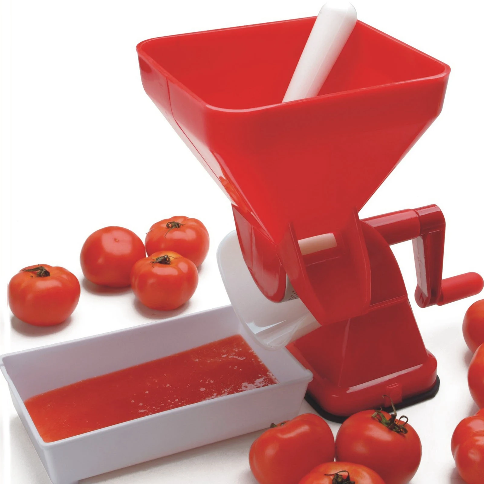 Tomato Press Hand Manual Tomato Juicer Sauce Maker Food Strainer for