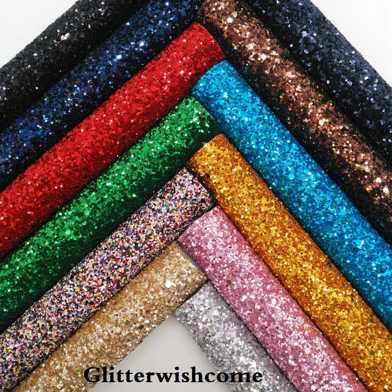 Glitterwishcome 30X134 см мини рулонов винила для банты радужные с эффектом блестящей кожи тканевый Виниловый фон для банты, GM230