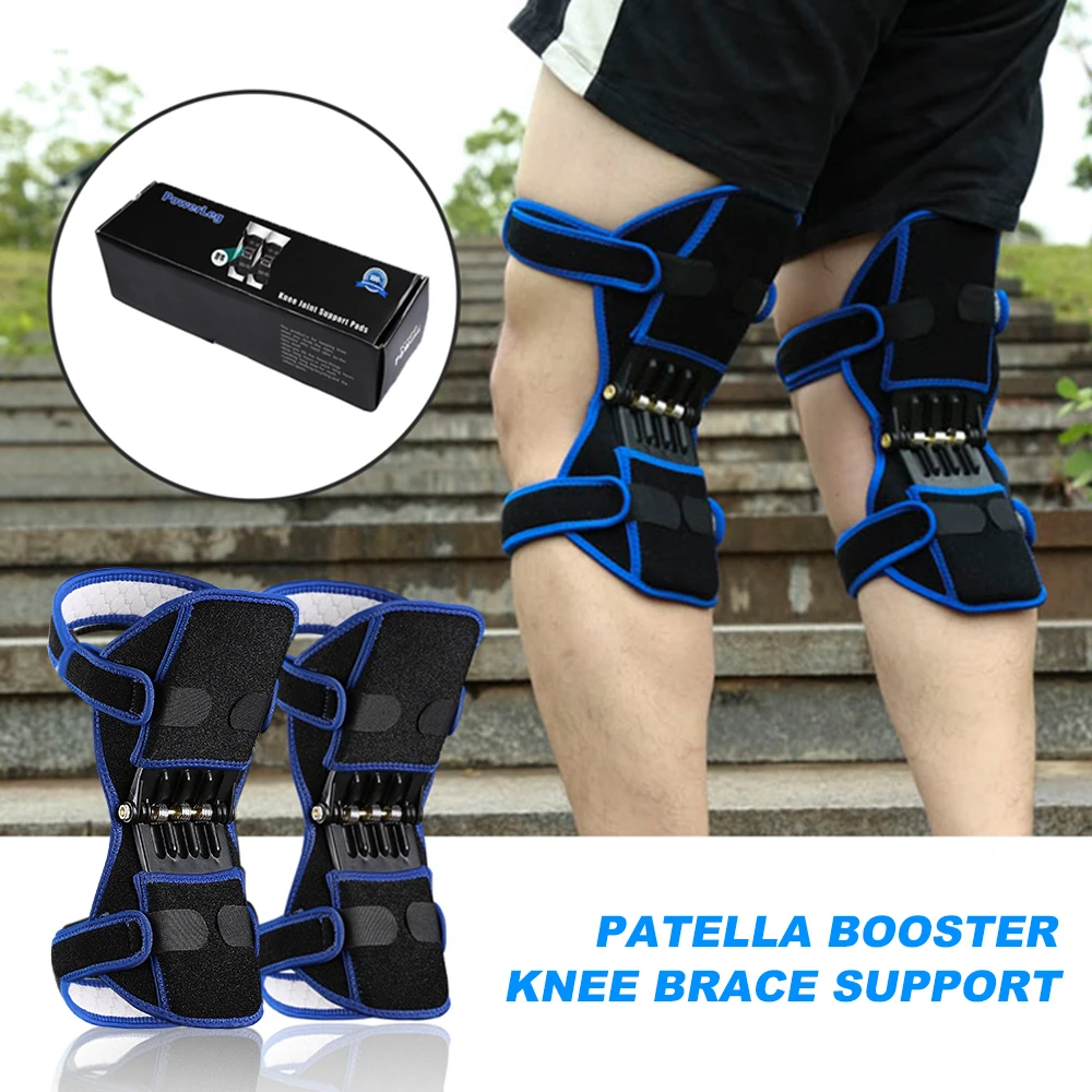 

Joint Support Knee Pads Breathable Non-slip Power Lift Joint Support Powerful Rebound Knee Brace Spring Force Knee Booster