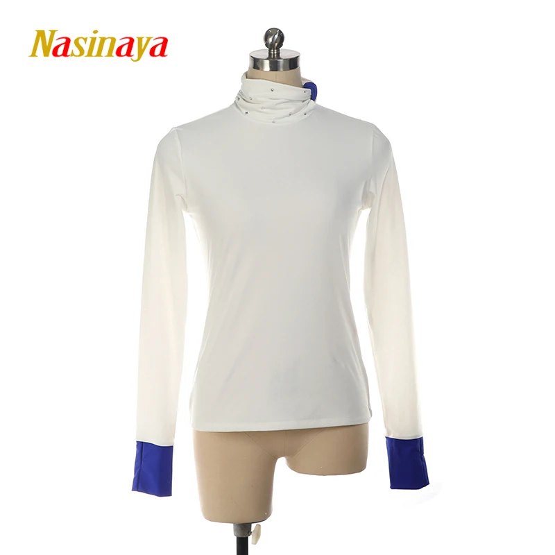 Women Adult Training Competition Figure Skating T shirt Patinaje Artistic Gymnastics Warm Fleece Top