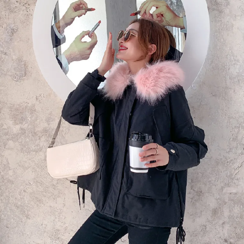 light pink winter jacket