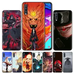 Аниме сумки с Наруто Coque чехол для телефона для Samsung Galaxy S8 S9 A50 S10 S10e плюс 5G A10 A20 A30 A40 A60 A70 Чехлы для задней панели