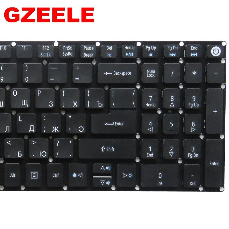  Russian keyboard for Acer Aspire E5-523 E5-523G E5-553 E5-553G E5-575 E5-575G E5-575T E5-575TG E5-7