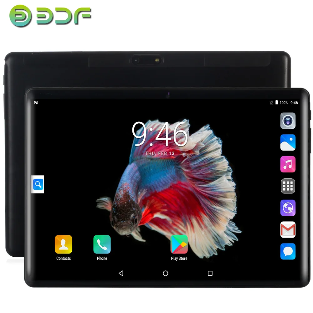 10.1” Tablet Android 7.0 4G/3g Phone Call IPS Quad Core 2GB/32GB WiFi 5.0MP Bluetooth 4.0 Support 2.5D Tempered Glass Tablet PC
