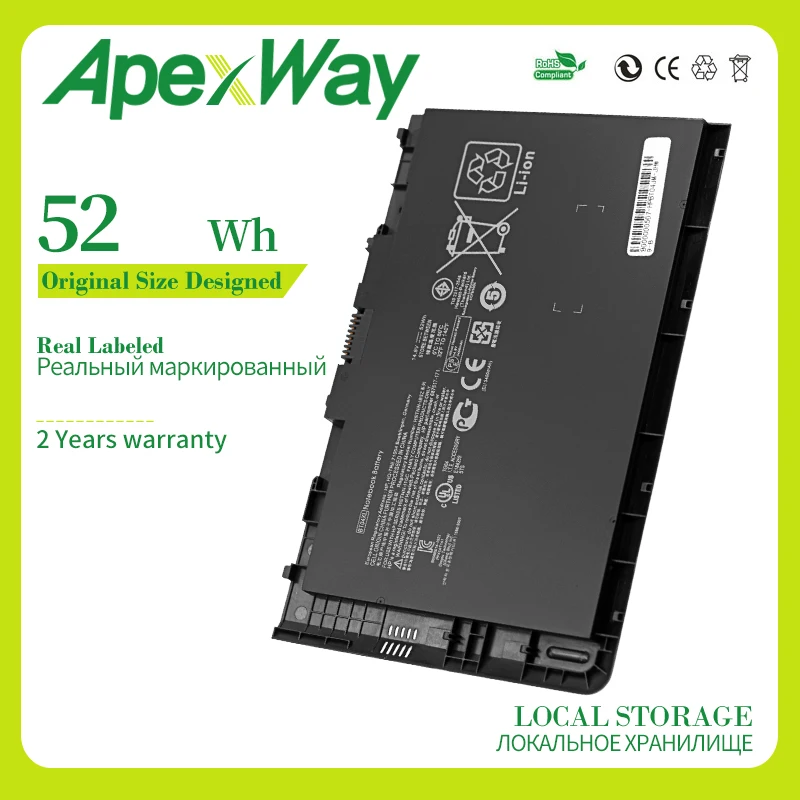 Apexway 14,8 v аккумуляторная батареядля ноутбука hp EliteBook Фолио 9470/9470m серия Ultrabook HSTNN-DB3Z IB3Z I10C BT04 BT04XL BA06