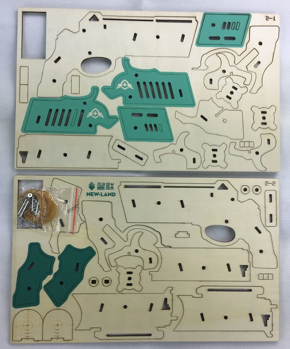 Сокол пистолет с резиновой лентой DIY 3D деревянная головоломка по дереву набор для сборки резка деревянные игрушки для Рождественский подарок 3103