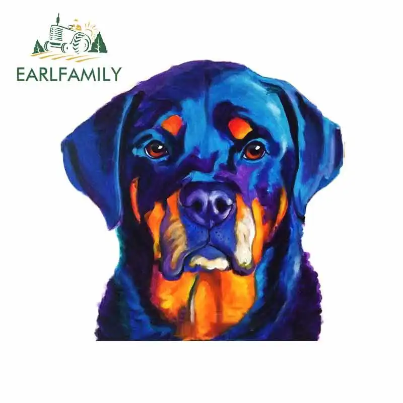 Style A EARLFAMILY 13 см x 13 см для ротвейлера собаки забавные виниловые наклейки на машину солнцезащитный крем RV Ван тонкая наклейка JDM автомобильные аксессуары водонепроницаемые - Название цвета: Style A