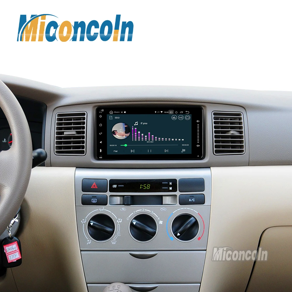 Cheap PX30 32G android 9.0 car dvd gps navigation for Toyota Avalon AVanza Celica camry corolla car radio video player 5