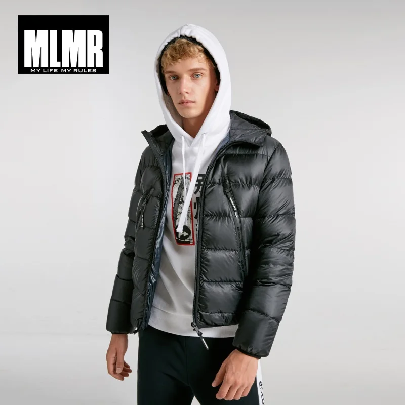 Beste Jackjones Mannen Winter Toevallige Heldere Kleur Hooded Down Jacket 218412520