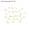 1000pcs/lots Stainless Steel Jump Rings DIY Accessories DIY Jewelry Making Necklace Bracelet Findings Connector Open Jump Ring ► Photo 2/5