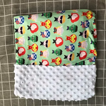 

Wonder Woman Iron Man Baby Blankets Knitted Cotton Newborn Swaddle Bedding Blanket Covers Super Soft Infant Boys Girls Stroller
