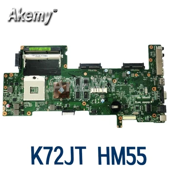 

Amazoon K72JT Laptop motherboard For Asus K72JR K72JT K72JU K72J K72 Test original mainboard HM55