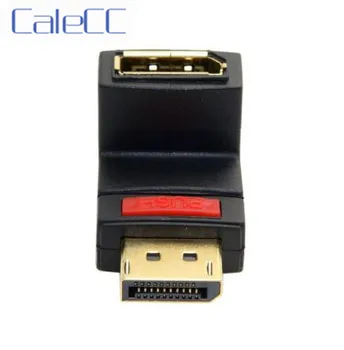 

90 Degree Up Angled DP DisplayPort Male to Female Extension Adapter