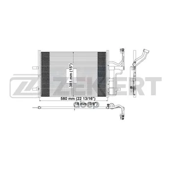 

Radiator cond. Mazda 3 03- 5 05-zekkert art. mk-3049