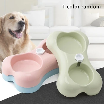 

Dog Bowl Cat Bowl Pet Supplies Automatic Dog Drinker Double Bowl Pet Bowl