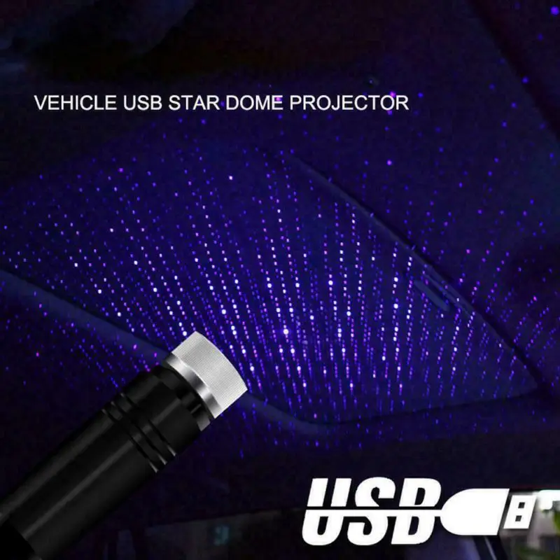 1 шт. проекционные лампы фонари на крышу автомобиля романтический USB ночной Светильник атмосфера лампа украшение для потолка светильник игрушки