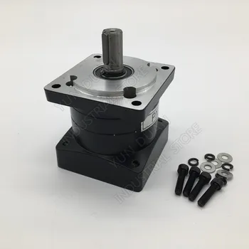 

10:1 Ratio Nema34 86mm Planetary Gearbox 10 Speed Reducer Shaft 14mm Carbon steel Gear for Stepper Motor Actual Ratio: 10.56:1