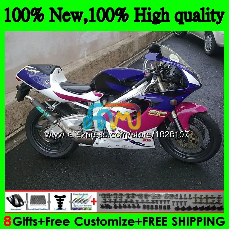 Корпус для SUZUKI RGVT250 SAPC RGV-250 VJ23 95 96 97 98 синий розовый 67BS. 39 RGV 250 VJ22 VJ 23 RGV250 1995 1996 1997 1998 обтекатель - Цвет: No. 1