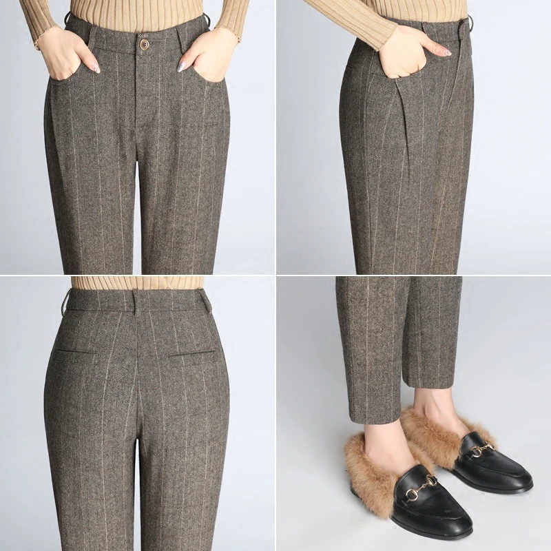 Шаровары женские зимние до щиколотки в стиле ретро|ladies trousers|ladies trousers stylesfashion |