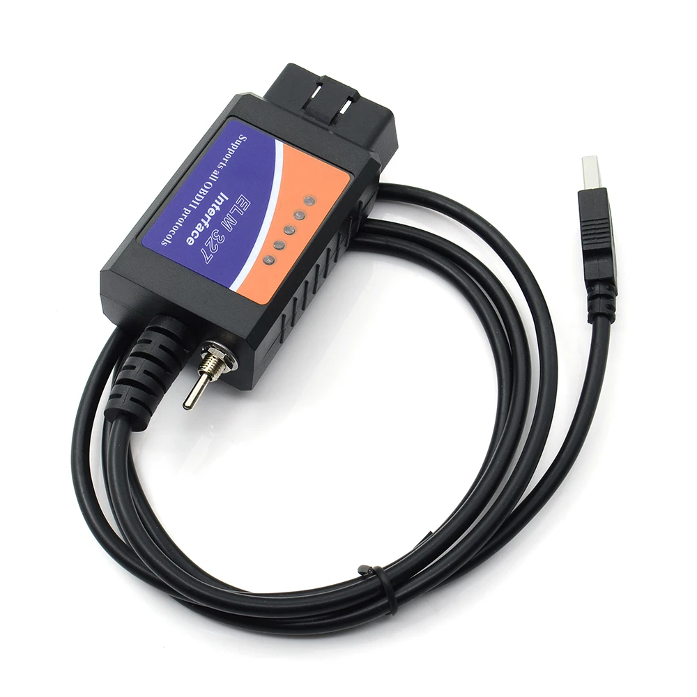 USB ELM327 FTDI PIC18F25K80 чип OBD2 считыватель кодов для Ford HS CAN/ms CAN Переключатель ELM 327 Bluetooth Автомобильный OBD2 диагностический сканер