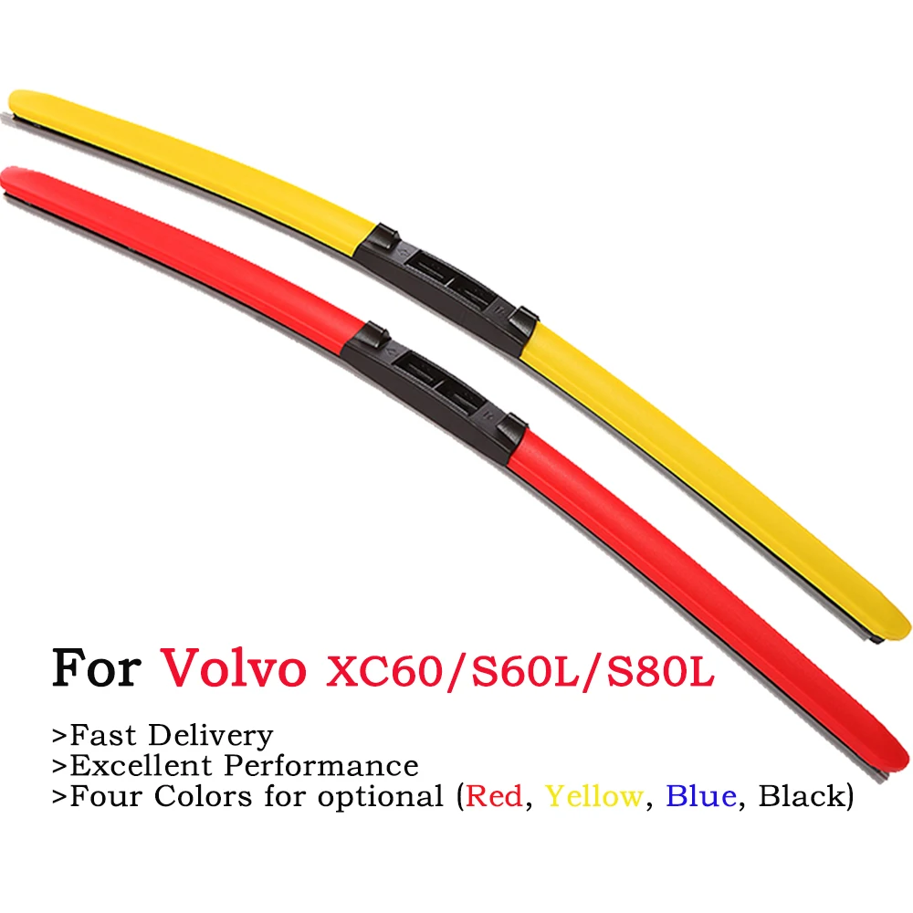 Цветные стеклоочистители HESITE для Volvo S60L S80L XC60 Polestar аксессуары 2012 2014 2015 2016 2017 2019
