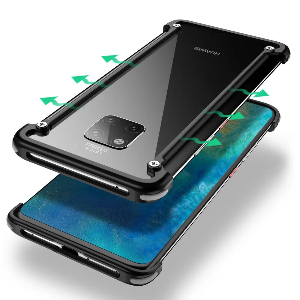 OATSBASF с подушкой безопасности металлический корпус для телефона Huawei Mate 30 pro 20 20pro