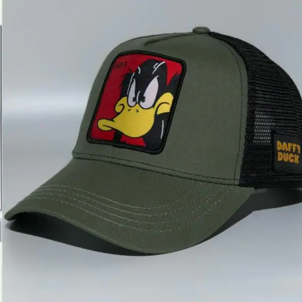 DAFFY-Green Новинка, летняя кепка для водителя грузовика, сетчатая бейсболка, хип-хоп кепка для мужчин, бейсболка с вышивкой, DAFFY-зеленый - Цвет: DAFFY-Green