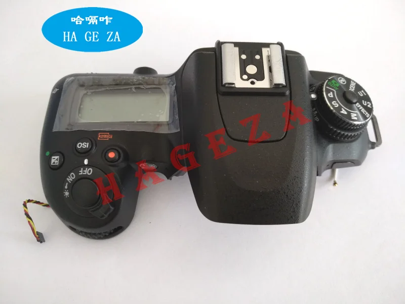 Для Nikon D7500 верхняя крышка блок с верхней ЖК-вспышкой режим Кнопка набора номера камеры Запчасти