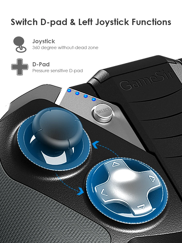 GameSir G4s Moba контроллер, правила выживания контроллер Bluetooth геймпад для Android телефон ТВ коробка планшет PS3 консоль джойстик