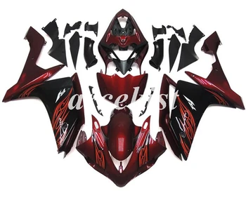 

4 Free Gifts New ABS Motorcycle Injection Moold Fairings Fit For Yamaha YZF R1 2007 2008 07 08 bodywork set custom red black
