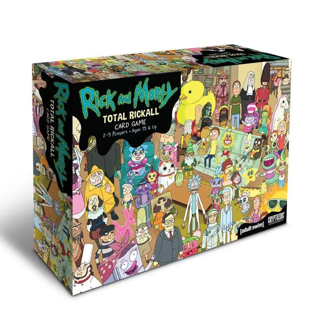 Cooperative Card Game Set-Collecting Game Enjoyed by Kids Teens and Adults for Rick and Morty Total Rickall