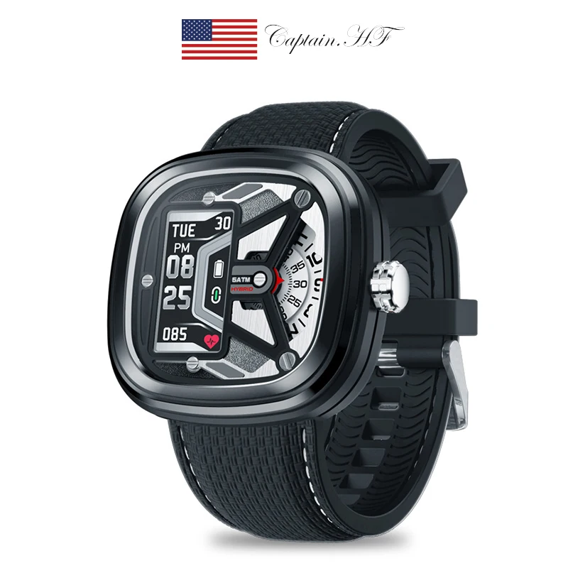 Новые смарт часы Zeblaze Hybrid 2 пульсометр артериальное давление мониторинг здоровья