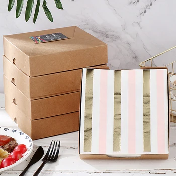 

Bronze Striped Party Tissue Napkin Facial Tissue Wedding Tissue 330 Two-Layer 50-Piece Box fortnite diwali fabric flowers