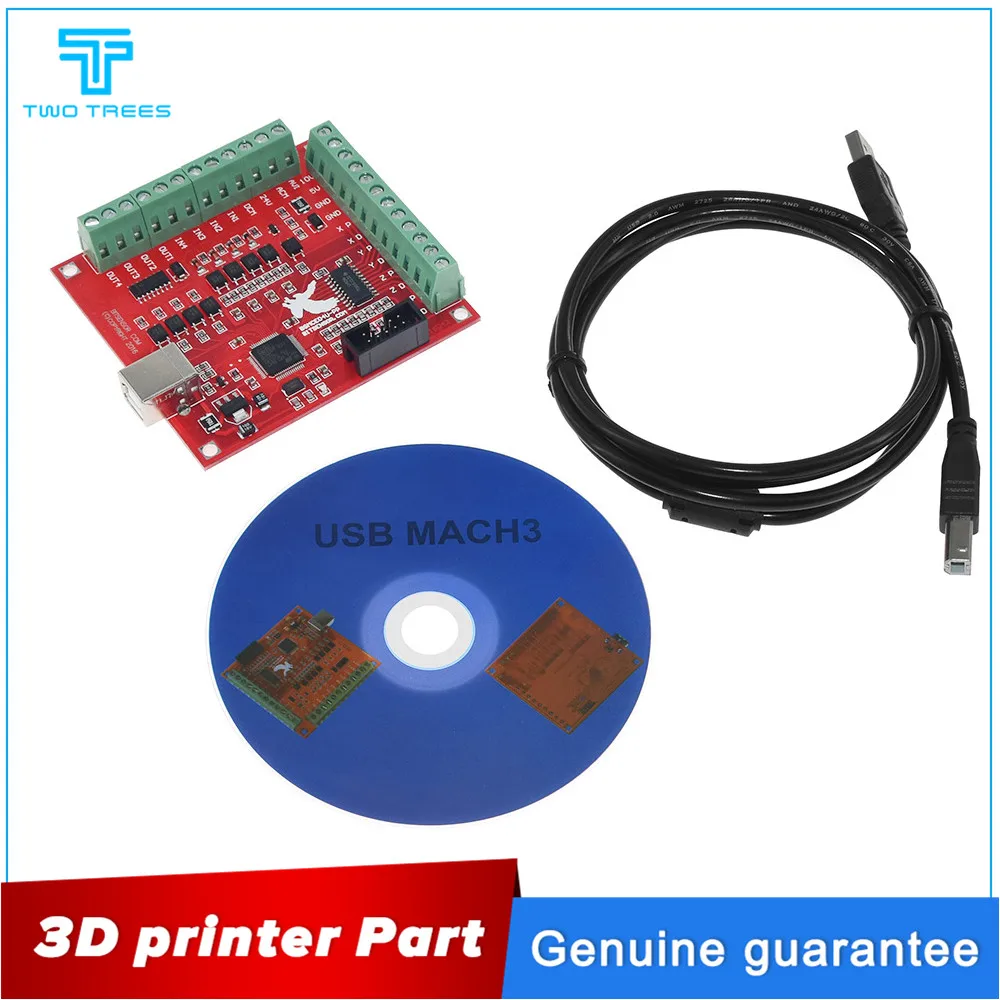 

Free Shipping USB MACH3 4 Axis 100KHz Breakout Board 4 Axis Interface Driver Motion Controller for CNC Engraving 12-24V