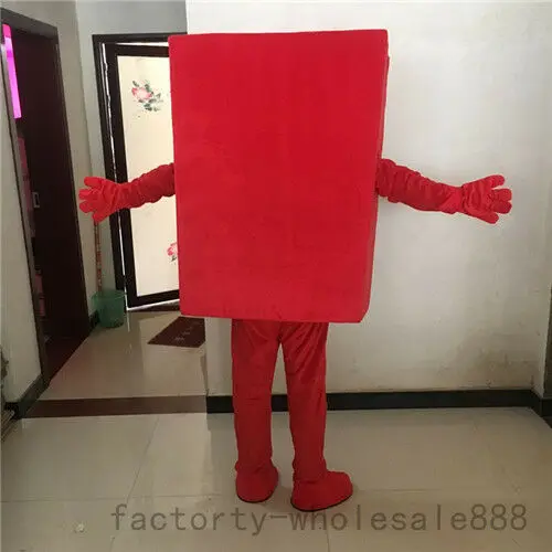 Chinese New Year mascot Costume Lucky Money Hongbao Money Envelope Red Packet Halloween Xmas Easter Festival Adults