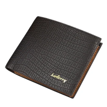 

Crocodile Pattern Men Wallet Leather Classic Short Purse Slim Trifold Business Multi ID Card Case Male Pu Leather Money Bags Man