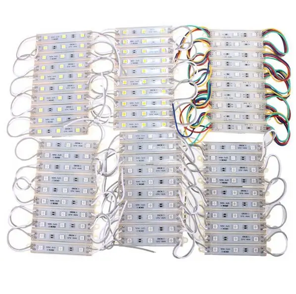 IP65 Водонепроницаемый 5050 SMD 3 светодиодный RGB белый теплый белый красный зеленый синий желтый светодиодный модуль светильник DC 12 В