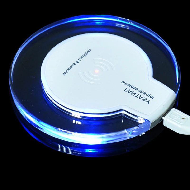 Plastic 5W White QI Беспроводное зарядное устройство для iPhone X 8 Plus XR XS Max для samsung S8 S9 для huawei Xiaomi зарядное устройство беспроводной док-станция - Тип штекера: Plastic 5W White